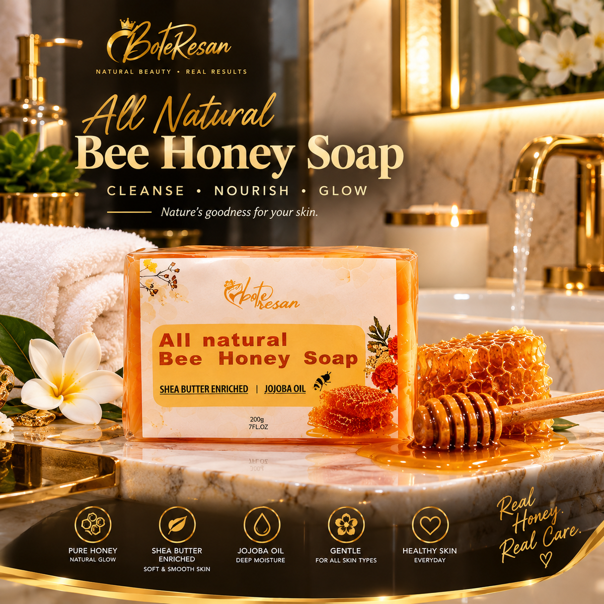 3 Luxurious Honey Soaps