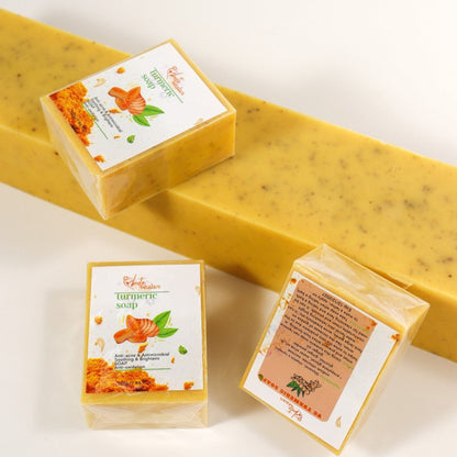 3 Turmeric bar Soaps