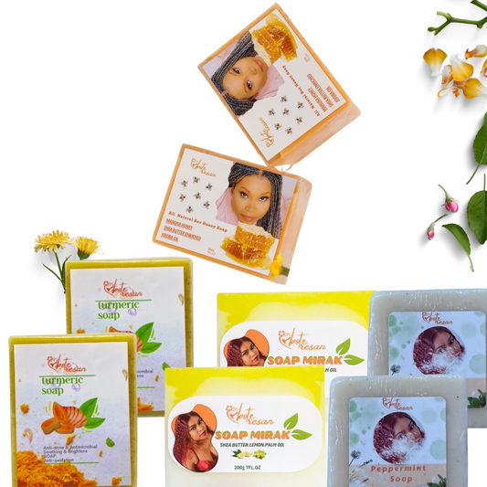 8 Bar Soap kit for Acne & Skin Wellness