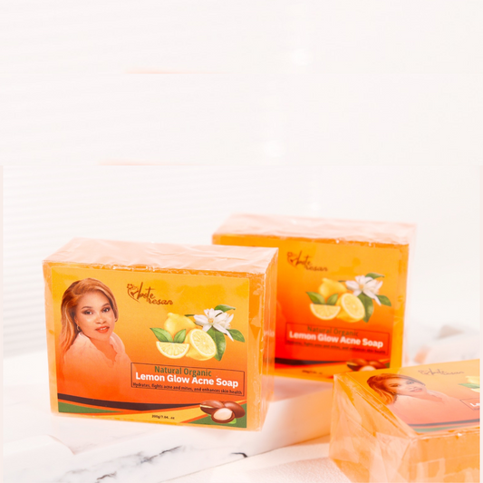 3 Lemon glow acne soap