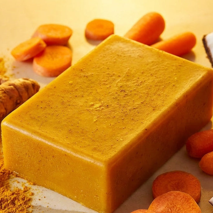 Carrot & Turmeric Glow Soap